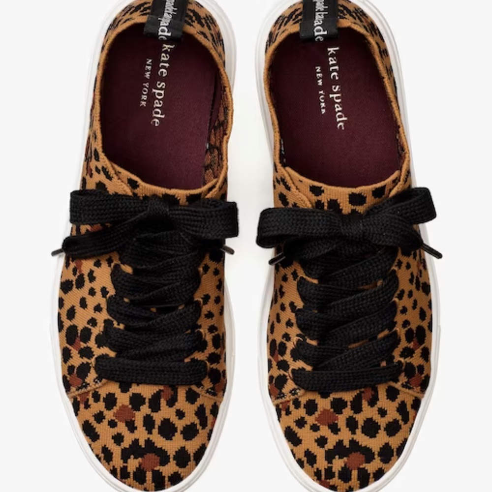 Kate Spade Leopard Print Abbie Sneakers